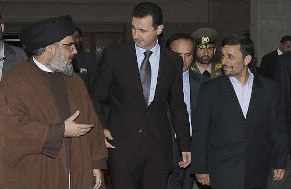 الرئيسان أحمدي نجاد والأسد