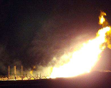 برای چهارمین بار خط لوله گاز مصر به فلسطین اشغالی منفجر شد