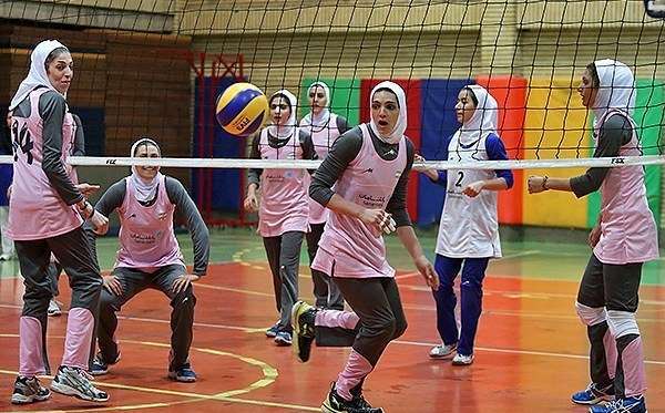 Taghribnews (TNA) - Iran Women's National Volleyball Team Practicing ...