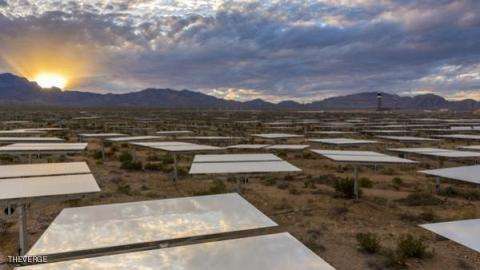 افتتاح أكبر محطة للطاقة الشمسية بالعالم