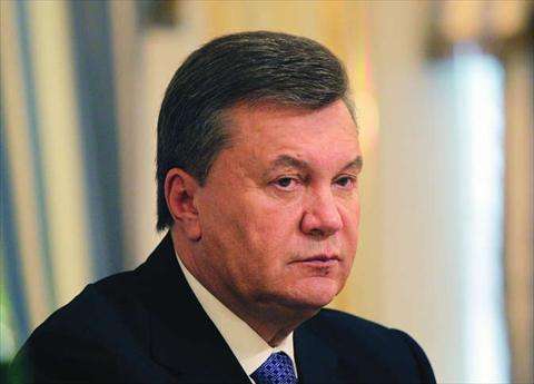 الرئيس الاوكراني المقال فيكتور يانوكوفيتش