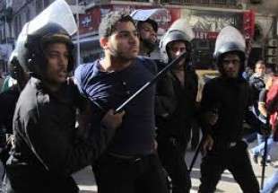 درگیری دانشجویان مصری با نیروهای امنیتی