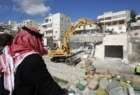 تخریب منازل فلسطینیان توسط رژیم صهیونیستی