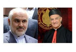 محکومیت جنایات رژیم صهیونیستی در دیدار سفیر ایران با اسقف مارونی های لبنان