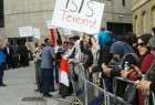 تظاهرات انگلیسی ها علیه داعش/دیوید کامرون: داعش تهدیدی مستقیم و مرگبار است