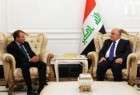 دیدار وزیر خارجه لبنان با نخست وزیر جدید عراق