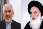 Le ministre iranien des Affaires étrangères rencontre le grand ayatollah Sistani