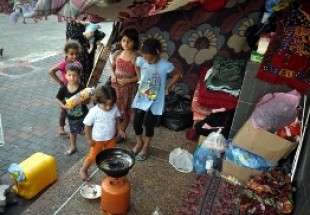 بیش از یک چهارم مردم غزه آواره شده اند