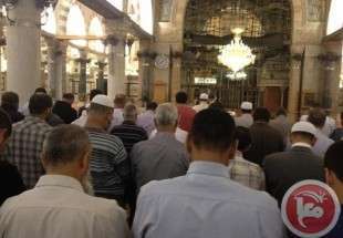 تحصن صدها فلسطینی در مسجد الاقصی