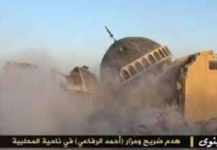 تخریب یك مسجد تاریخی در عراق توسط داعش