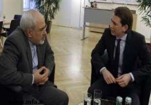 دیدار وزیران امور خارجه جمهوری اسلامی ایران و اتریش