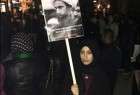 اعتراض مسلمانان انگلیس به رای دادگاه عربستان سعودی علیه آیت الله نمرباقرالنمر