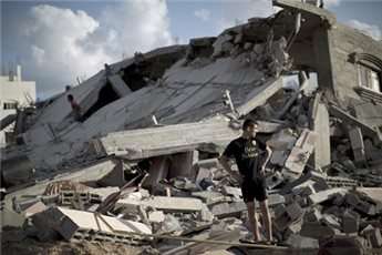 ادامه عملیات بازسازی غزه با ورود دومین محموله مصالح ساختمانی