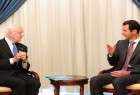 دیدار بشار اسد با نماینده ویژه سازمان ملل در امور سوریه