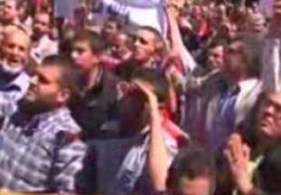 تظاهرات مردم اردن برای اعلام همبستگی با مسجدالاقصی
