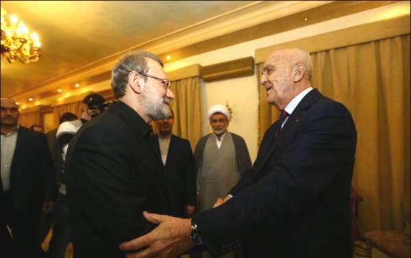 دیدار دکتر لاریجانی با سمیر المقبل وزیر دفاع لبنان
