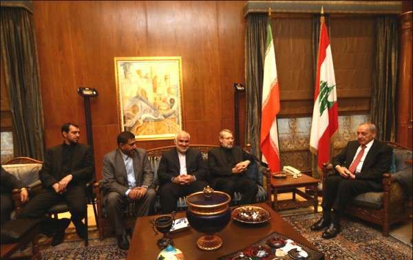 دیدار دکتر لاریجانی با نبیه بری، رئیس مجلس لبنان