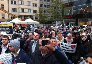 اعتراض سوئدی ها به آتش زدن مسجد