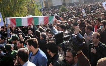 تشييع العميد الشهيد الله دادي في طهران
