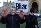 تجمع مخالفان جنگ در لندن در اعتراض به انتشار نیافتن گزارش تحقیق در باره جنگ عراق
