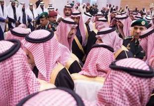 سوگند وزرای کابینه عربستان درحضور ملک سلمان