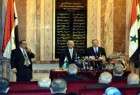 دیدار رئیس مجلس سنای پاکستان با مقامات سوریه در دمشق