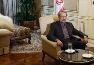 لاریجاني: ایران لیس لديها نزعة اقليمية سلطوية