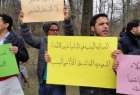 تحصن فعالان حقوقی آلمان مقابل سفارت عربستان
