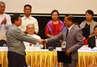 Myanmar, rebels sign draft peace deal