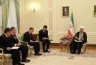 الرئیس روحاني: تنفیذ الاتفاقیات یعزز العلاقات بین طهران وعشق اباد