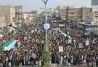 تظاهرات گسترده یمنی‌ها در روز قدس