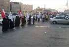 تظاهرات بحرینی ها در حمایت از زندانیان سیاسی/ دیدار بانوان فعال بحرینی با خانواده بازداشت شدگان