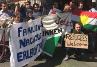 تظاهرات  در آلمان علیه حملات ترکیه به پ.ک.ک