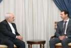 الرئيس الاسد يستقبل وزير الخارجية الايراني