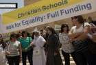 تهدید رژیم صهیونیستی از جانب مدارس مسیحی