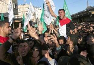 تظاهرات حماس در حمایت از مسجد الاقصی