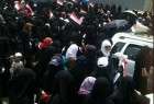 تظاهرات زنان يمنی عليه جنايات سعودی ها