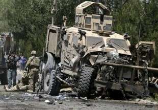 حمله انتحاری به کاروان نظامیان خارجی در کابل