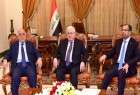 تأکید رؤسای سه قوه عراق بر دفاع از حاکميت کشورشان