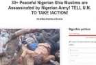 درخواست مسلمانان آمریکا برای محاکمه عاملان کشتار شیعیان در نیجریه