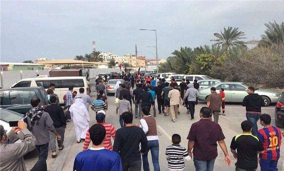 تظاهرات خشم بحرینی‌ها در اعتراض به اعدام شیخ نمر