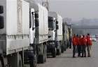 ورود کامیون‌های حامل کمکهای بشردوستانه به سه شهر سوریه
