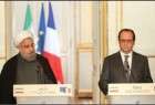 المؤتمر الصحفي المشترك للرئيسان الايراني والفرنسي