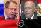 گفت و گوی تلفنی وزیران خارجه روسیه و مصر در باره سوریه