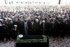 Leader Performs Prayers as Funeral Held for Late Cleric in Mashhad  (Photo)  <img src="/images/picture_icon.png" width="13" height="13" border="0" align="top">