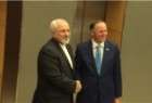 دیدار ظریف با نخست وزیر نیوزیلند