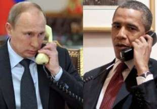گفتگوی تلفنی اوباما و پوتین درباره خروج روسیه از سوریه