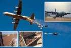 پرتاب سلاح از هواپیماهای آمریكایی برای داعش