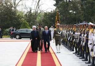 استقبال رسمی دکتر روحانی از رییس جمهوری قزاقستان