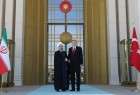 اردوغان يستقبل الرئيس روحاني رسميا